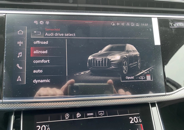 Audi Q7 cena 369999 przebieg: 55, rok produkcji 2024 z Skawina małe 704